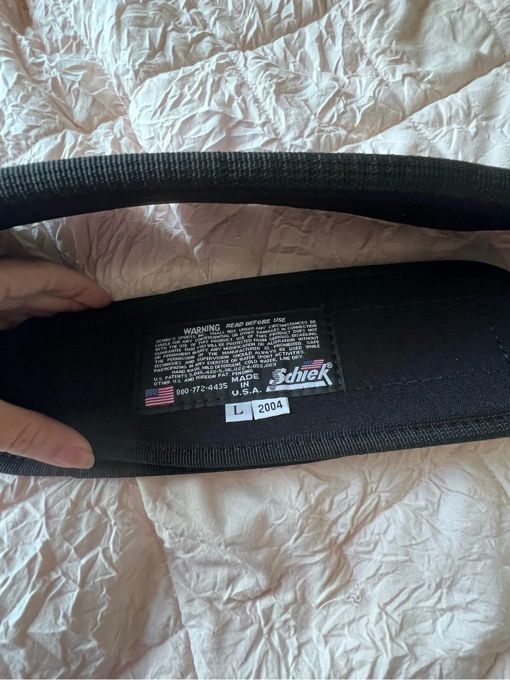 Schiek Blue Neoprene Weightlifting Belt